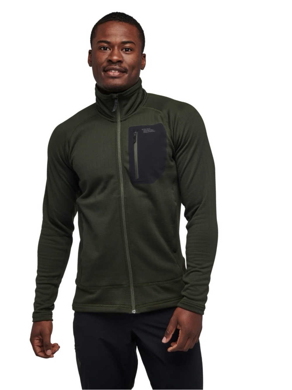 Black Diamond Men's Full-Zip Tactical Fleece Jacket - Olive Green
